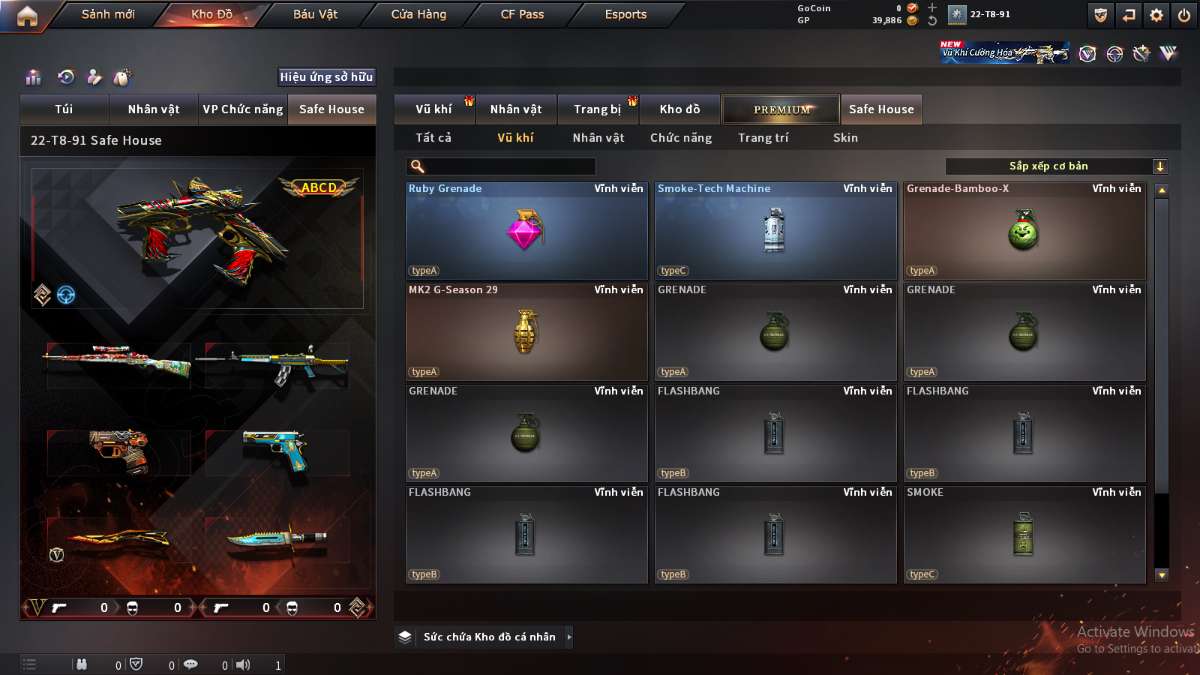 shop acc cf uy tin gia re